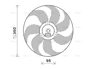 Fan, engine cooling (VN7511)