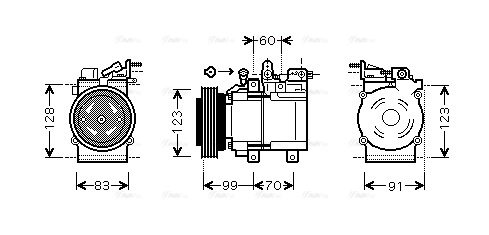Compressor, air conditioning (HYK138)