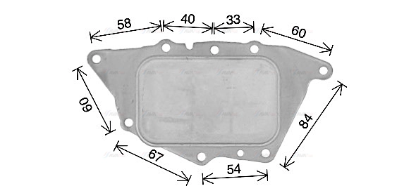 Oil Cooler, engine oil (BW3594)