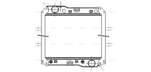 Radiator, engine cooling (ME2200)