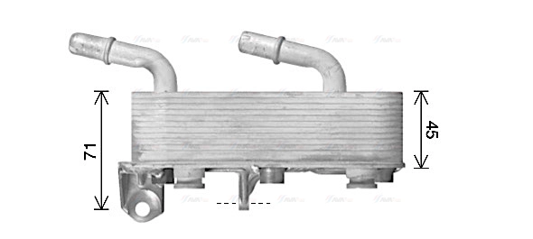 Oil Cooler, automatic transmission