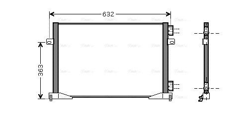 Condenser, air conditioning (RTA5391)