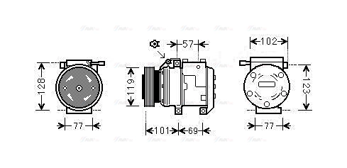 Compressor, air conditioning (HYAK222)
