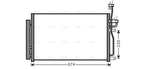 Condenser, air conditioning (OL5433D)
