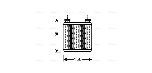 Heat Exchanger, interior heating (MC6014)