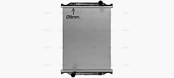 Radiator, engine cooling (RE2141N)