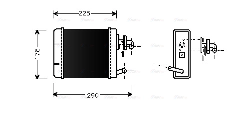 Heat Exchanger, interior heating (FT6102)