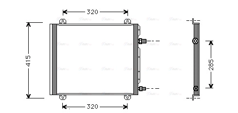 Condenser, air conditioning (RT5235)