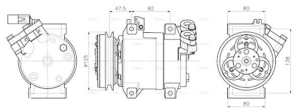 Compressor, air conditioning (MTAK295)