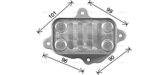 Oil Cooler, engine oil (DW3439)