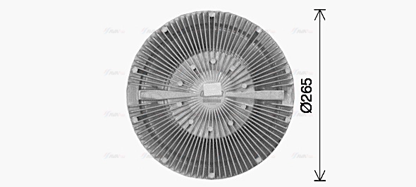 Clutch, radiator fan