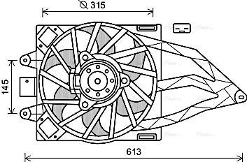 Fan, engine cooling (FT7565)