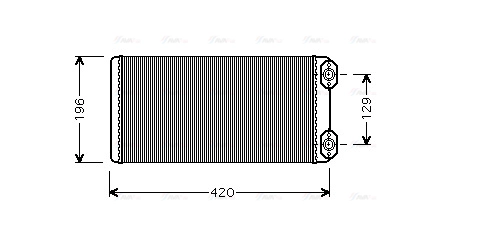 Heat Exchanger, interior heating (VL6036)