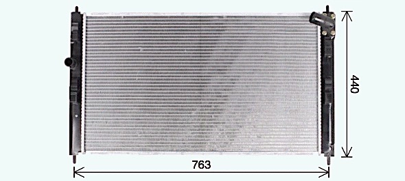 Radiator, engine cooling (MT2274)