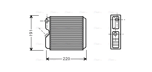 Heat Exchanger, interior heating (OL6240)