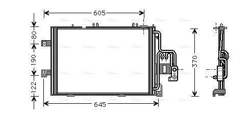 Condenser, air conditioning (OLA5369)