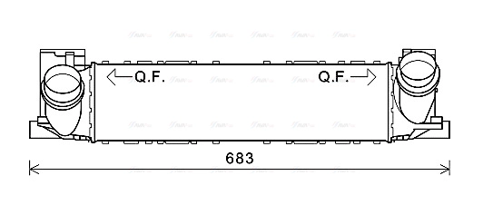 Charge Air Cooler (BWA4464)