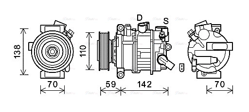 Compressor, air conditioning (AIAK401)
