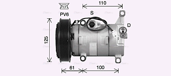 Compressor, air conditioning (MZAK300)