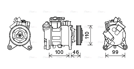 Compressor, air conditioning (BWAK489)