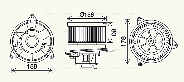 Interior Blower (FD8638)