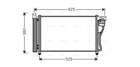 Condenser, air conditioning (HYA5164D)