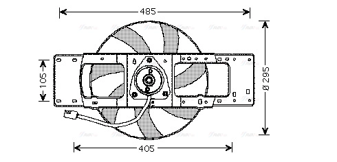 Fan, engine cooling (RT7528)