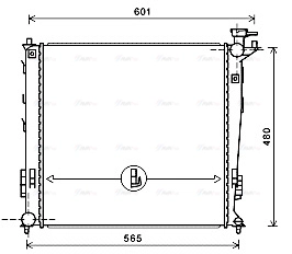 Radiator, engine cooling (KAA2239)