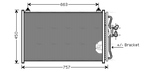 Condenser, air conditioning (FDA5347)