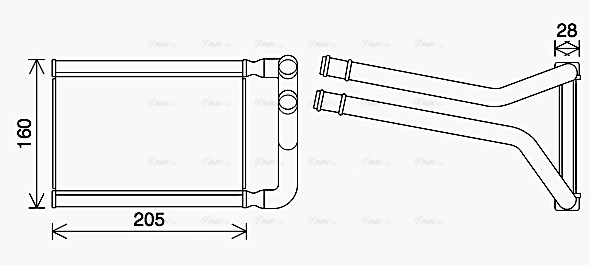Heat Exchanger, interior heating (KA6296)