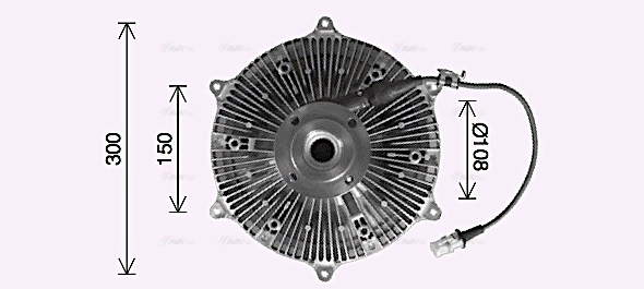 Clutch, radiator fan