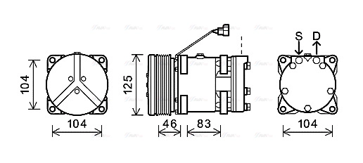 Compressor, air conditioning (NHAK011)