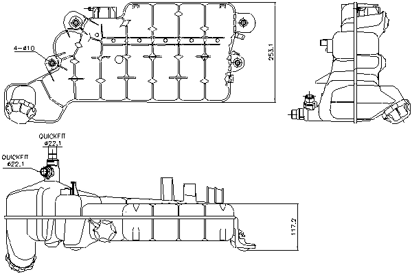 Expansion Tank, coolant