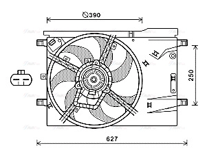 Fan, engine cooling (CN7551)