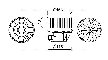 Interior Blower (FD8630)