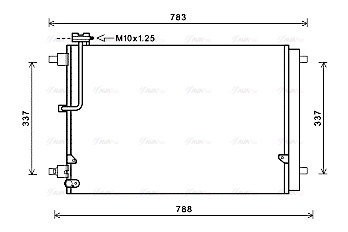 Condenser, air conditioning (AI5389D)