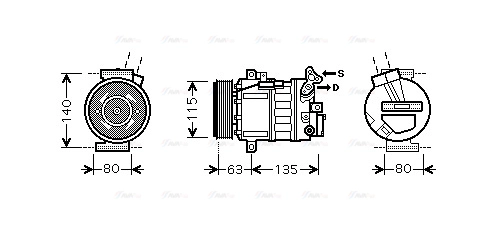 Compressor, air conditioning (RTK486)