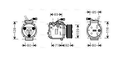 Compressor, air conditioning (HDAK169)