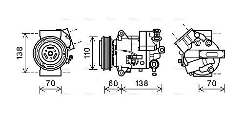 Compressor, air conditioning (OLAK616)