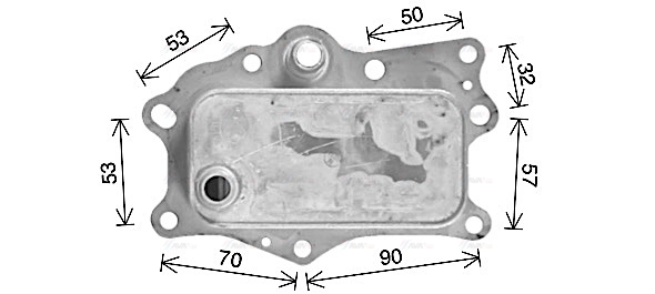 Oil Cooler, engine oil (CR3143)
