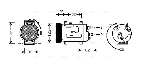 Compressor, air conditioning (AIAK178)