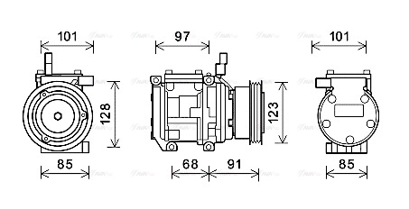 Compressor, air conditioning (KAAK208)