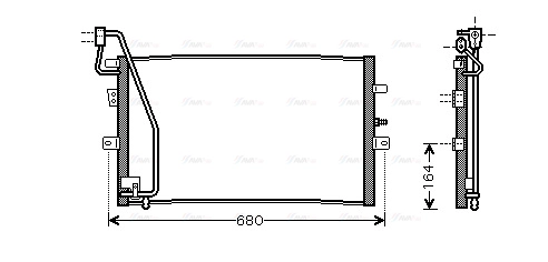 Condenser, air conditioning (SB5056)