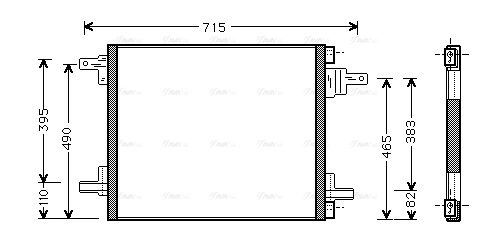 Condenser, air conditioning (MSA5345)