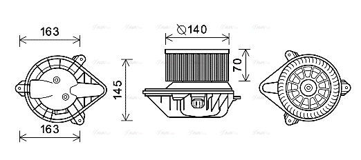 Interior Blower (OL8624)