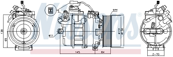 Compressor, air conditioning