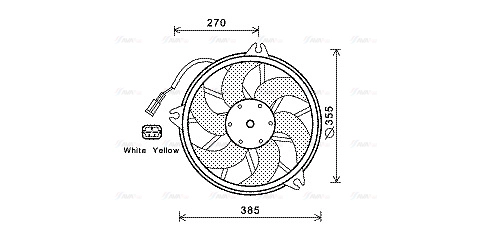 Fan, engine cooling (CN7536)