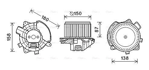 Interior Blower (FT8409)