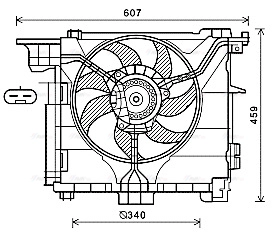 Fan, engine cooling (MC7507)