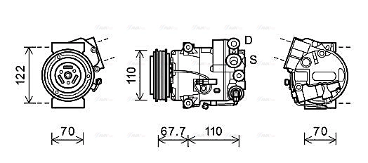 Compressor, air conditioning (OLAK608)
